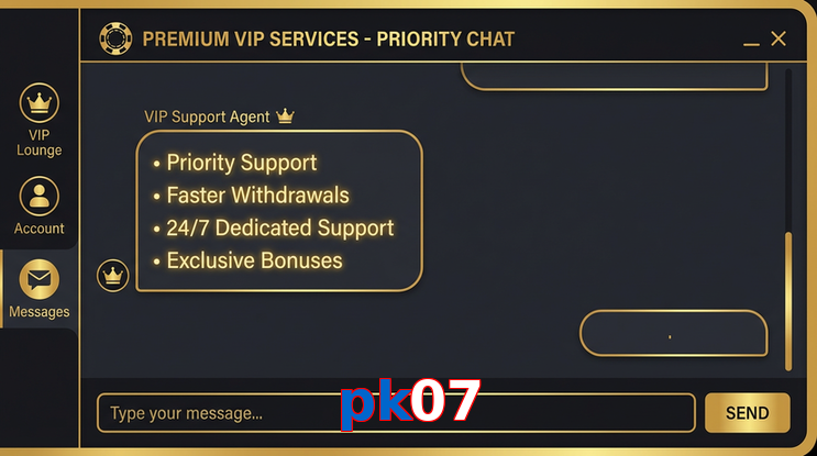 Payment and PKR controls in Pk07
